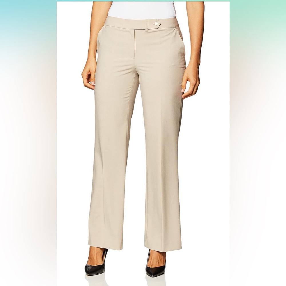 Calvin Klein Modern Fit cream trousers
